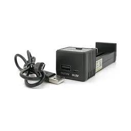Зарядний пристрій для акумуляторів Liitokala 1 слот, LED-дисплей, USB, Li-ion/3.7 В/3.8 В, Li-Fe/3.2 В, Ni-MH/1.2 В (Lii-100C) - мініатюра 3