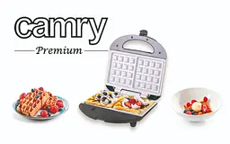 Вафельниця бутербродниця Camry CR 3019 700Вт ceramic - мініатюра 2