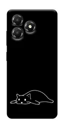 TPU чохол Demsky Lazy cat для ZTE Blade A36