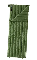 Спальник Naturehike CWM400 (CNK2300SD013) +6°C – з натуральним пухом - зелений