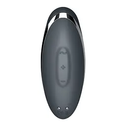Вібростимулятор-пульсатор Satisfyer Tap & Climax 2 Grey, ефект постукування пальцем - мініатюра 6