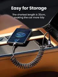 Кабель UGREEN US554 USB to Type-C PD QC 4.0/3.0 100W/6A for Huawei P60/ Mate 60 Pro and Xiaomi Supercharge 2M Space Gray - мініатюра 4