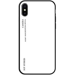 Чохол бампер Primo Gradient Glass для Apple iPhone X / Xs White - мініатюра 2