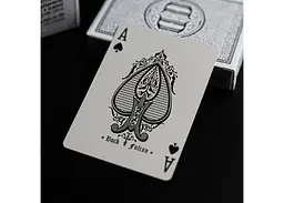 Карти гральні United States Playing Card Company Smoke & Mirrors 15th Anniversary Editon - Smoke (white box) (ВР_SMAES) - мініатюра 5