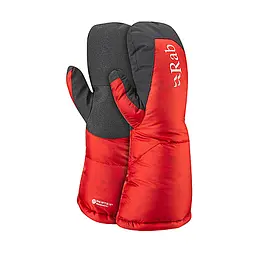 Рукавички Rab Endurance Down Mitt M Чорний-Червоний