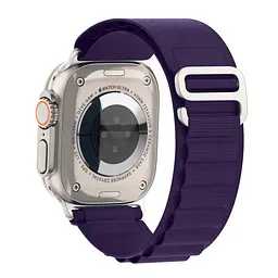 Ремінець для Apple Watch 42 (Series 11-10)/41/40/38, фіолетовий, Alpine Loop Alpina Band, тканинний поліестеровий ремінець для смарт-годин, дихаючий, для активного відпочинку та спорту, ArmorStandart (ARM74196) - мініатюра 5
