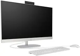 Комп'ютер персональний моноблок HP (Hewlett-Packard) All-in-One 27 FHD IPS AG, AMD R7-7730U, 16GB, F512GB, UMA, WiFi, кл+м, DOS, білий - мініатюра 2