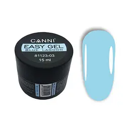 Гель для нарощування Canni Easy gel 03 Blue Lagoon 15 мл - мініатюра 2