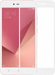 Захисне скло Tempered Glass 3D Full Glue Xiaomi Redmi Note 5A / Note 5A Prime white