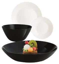 Сервіз Luminarc Lillie Black&White, 19 предметів (7119988)