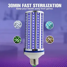 Бактерицидна лампа UV-C 220V E27 254nm 60W Ультрафіолетова - мініатюра 8
