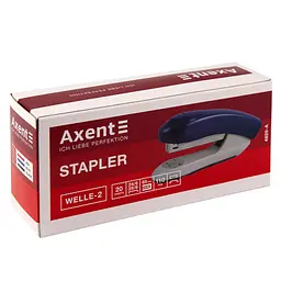 Степлер 24/6 Axent Welle-2 20 аркушів пластиковий червоний 4820-06 - мініатюра 3