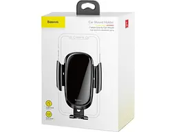 Автомобільний тримач BASEUS Future Gravity Air type Black (SUYL-WL01) - мініатюра 5
