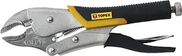 Кліщі затискні 0-40мм храповий механізм 225мм Topex hoz0012942