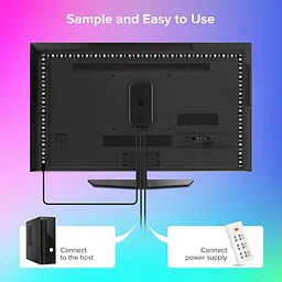 BTF-LIGHTING ПК Світлодіодне підсвічування Мікросхема WS2812B RGB IC для 13–39 дюймів Синхронізація кольорів з чотирьох сторін - мініатюра 8
