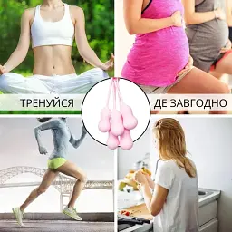Набір вагінальних кульок I’MCUM Kegel Evolution 5 шт Рожевий (IM-KGE002) - мініатюра 2
