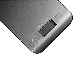 Ваги кухонні Liberton LKS-0714 Smart, Steel, до 5 кг, дисплей, синхронізація через Bluetooth, тарокомпенсація, автовідключення, індикатор перевантаження, батарейка: 3*ААА у комплекті - мініатюра 4