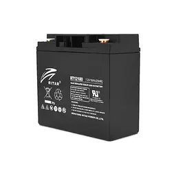 Батарея до ДБЖ Ritar AGM RT12180B, 12V-18Ah, Black (RT12180B)