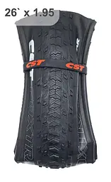 Покришка складна велосипедна CST FOXTRAIL C-FT1 dual EPS shielding 26х1.95 напівслік корд 120 TPI (G0001334) - мініатюра 3