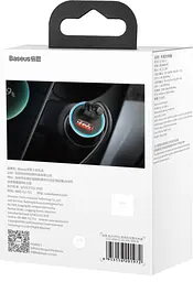 Автомобільний зарядний пристрій Baseus Golden Contactor Pro Dual Quick Charger U+U Gray (CCJD-A0G) [73371] - мініатюра 10