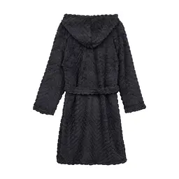 Халат ARDESTO жіночий Zigzag, розмір L/XL, 100% поліестер, сірий (ART2120LGL) - мініатюра 2