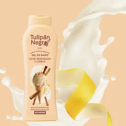 Гель для душу Tulipan Negro Cream Edition Milk Meringue & Cinnamon Bath And Shower Gel 650 мл - мініатюра 2