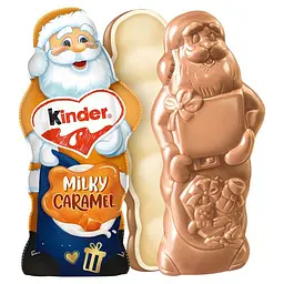 Шоколадний Санта Kinder Milky Caramel Santa Figure 110г.