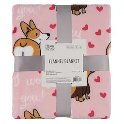 Плед Ardesto Flannel 160х200 см 100% поліестер песики з сердечками (ART0123PB)