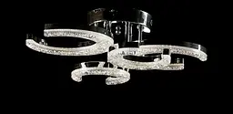 Світлодіодна люстра Splendid Ray L1654/2+2 LED (CH), білий, хром, 64 Вт, від 5-13 м² - мініатюра 3