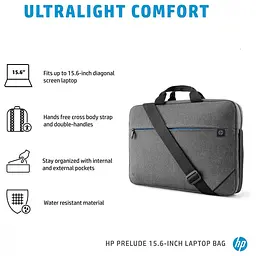 Сумка для ноутбука HP 15.6" Prelude Top Load Laptop Bag (2Z8P4AA) - мініатюра 5