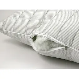 Подушка силіконова Руно Elegante стьобана 70х70 см біла з сірим (313.52_Elegante) - мініатюра 2