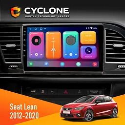 Штатна магнітола Seat Leon 2012-2020 Cyclone C9-001 2x32 CPL Cyclone (НФ-00004108)