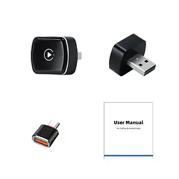 Бездротовий USB адаптер CarAIBOX EC15-GD 2в1 для Apple CarPlay та Android Auto - мініатюра 10