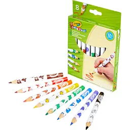 Кольорові олівці Crayola Мої перші олівці 8 шт. (3678) - мініатюра 6