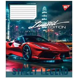 Зошит Yes Street legend А5, 12 аркушів в лінію (767903)  