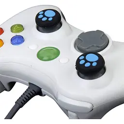 Накладки на стіки Thumb Grips 2-pack для PS4-PS5-Xbox FootPrint Blue [47553] - мініатюра 3