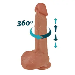 Фалоімітатор Erospace Natural Play D6 22 см тілесний - мініатюра 4