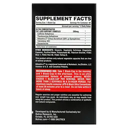 Ультраконцентрований Комплекс для Спалювання Жиру Lipo 6 Black Ultra Concentrate - 60 капс - мініатюра 2