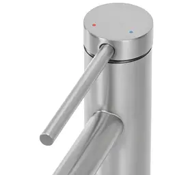 Змішувач для умивальника Rea Foss nickel brushed високий REA-B5318, Никель - мініатюра 4