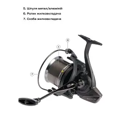 Котушка Brain Mission SE Reel 8000 12+1 BB 4.1:1 - мініатюра 6