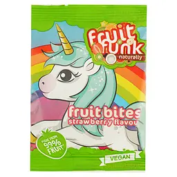 Жувальні цукерки Fruit Funk Unicorn Strawberry Flakes 16 г
