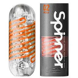 Мастурбатор Tenga Spinner Hexa помаранчевий - мініатюра 2