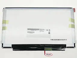 Матриця LTN116AT02 11.6" Slim 1366х768, 40pin справа, вушка з боків, глянцева