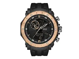 Чоловічий наручний годинник 6012 Black-Rose Gold Sanda acs0030973 - мініатюра 2