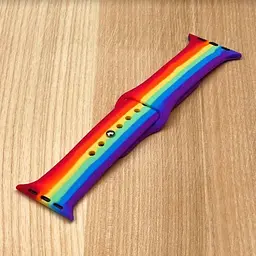 Спортивний ремінець Rainbow Anchor для Apple Watch 42мм, Apple Watch 44мм веселка розмір S - мініатюра 2
