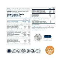 Мультивітаміни Solaray (Liposomal Multivitamin Universal) - 60 веганських капсул - мініатюра 2