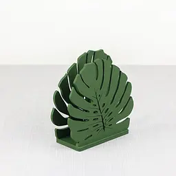 Дерев'яна серветниця VANZA LEAF Monstera lite - мініатюра 3