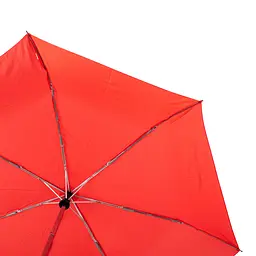 Жіноча складана парасолька повний автомат Happy Rain 96 см червона - мініатюра 3