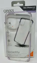 Протиударний прозорий чохол GEAR4 Piccadilly D3O з антимікробним покриттям для iPhone 11 Pro Max (6.5") Violet + Transparent - мініатюра 7