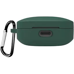 Чохол-накладка DK для OnePlus Buds 3 | Silicone Candy Friendly з карабіном (green)